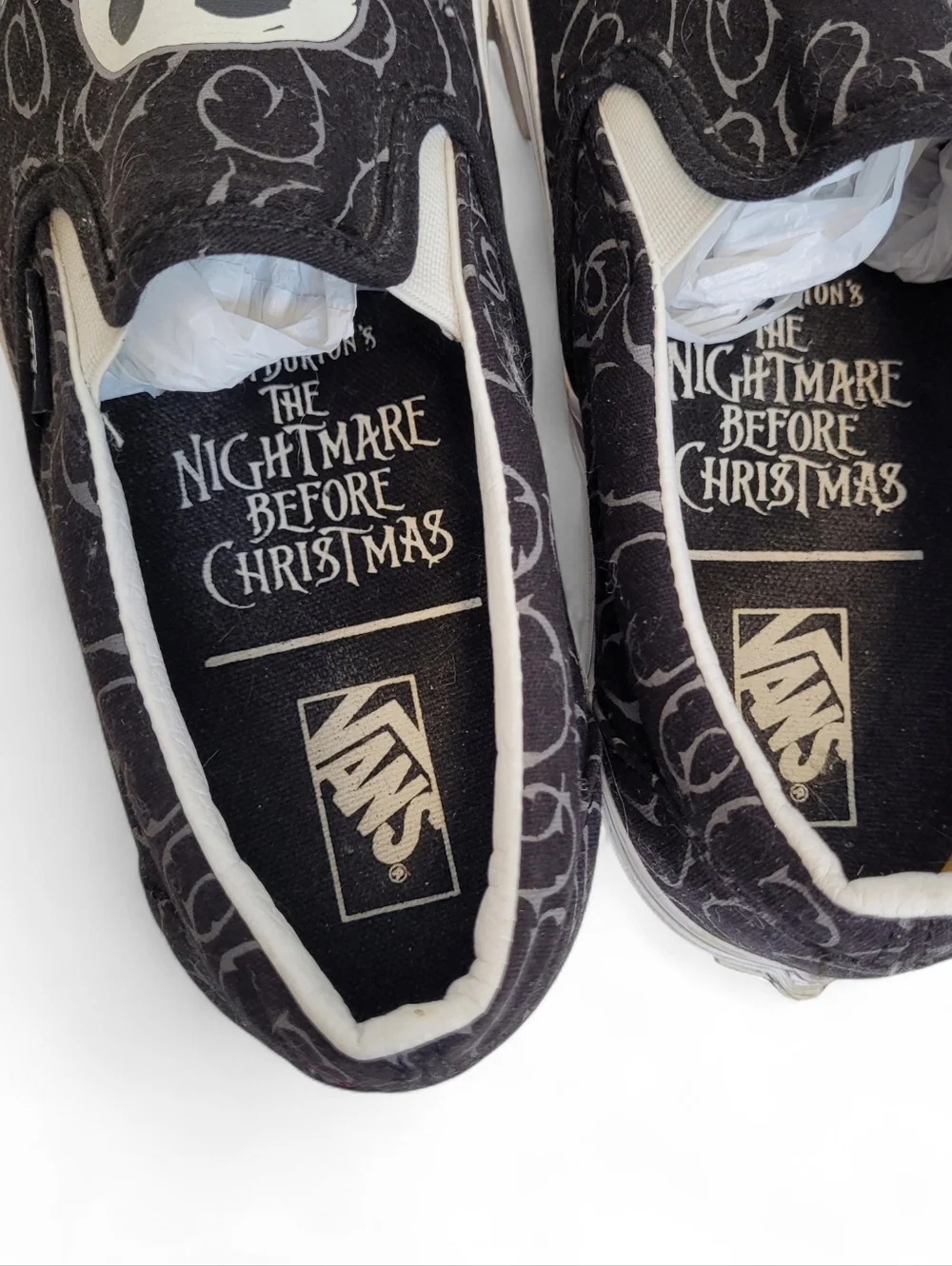 Vans Nightmare Before Christmas Classic Slip On Sneakers W9 M7.5 - Picture 8 of 9